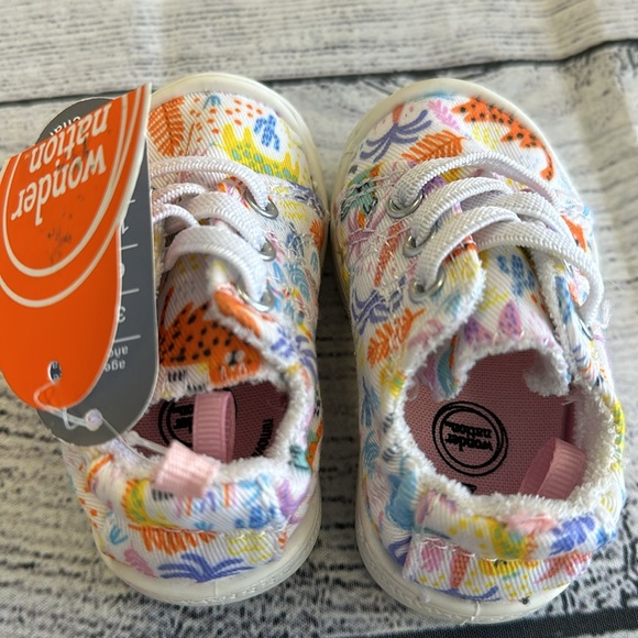 Wonder Nation • Infant Zoo Sneakers • Sz 2 (3 mos) NWT! Unisex! - Picture 8 of 8